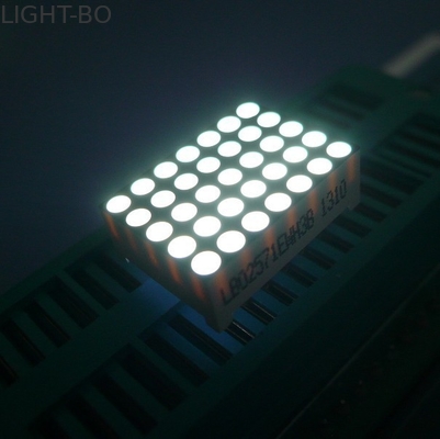 Alta pantalla flexible luminosa de la exhibición de matriz de punto de 0.7inch 5*7 LED para el tablero de mensajes