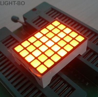 Un buen precio. Amarillee la pantalla cuadrada de la matriz de 14 pernos LED, prenda impermeable de la matriz de 5x7 LED en línea