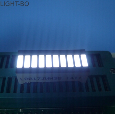 Barra ligera larga del curso de la vida 10 LED ultra blanca para el indicador llano líquido