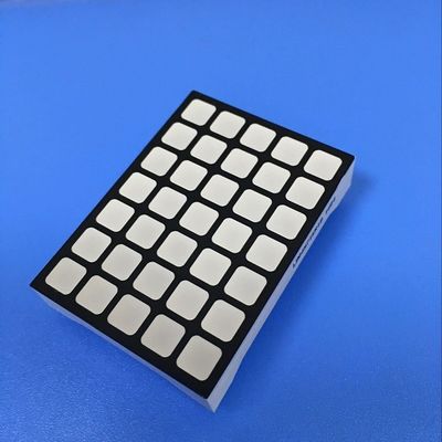 Un buen precio. 5 mm Cuadrado 5X7 Matriz de puntos LED Display Columna de catodo fila Anodo Ultra Rojo Brillante para el indicador de piso del ascensor con ROHS en línea