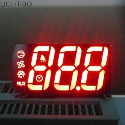 Pantalla LED de encargo, exhibición llevada segmento triple del dígito 7 para el control de enfriamiento