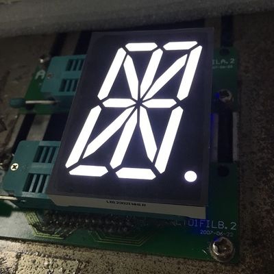 Un buen precio. Pantalla LED de 16 segmentos LED azul ultrabrillante de un solo dígito de 2,3 pulgadas con larga duración y excelente ángulo de visión para paneles de indicación digital en línea
