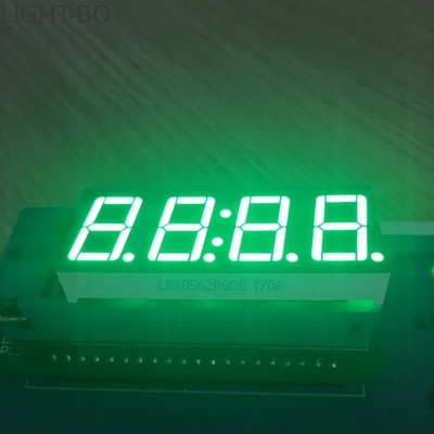 Un buen precio. El segmento puro del dígito 7 del verde 4 llevó la exhibición del reloj ánodo común de 0,56 pulgadas para el tablero de instrumentos en línea