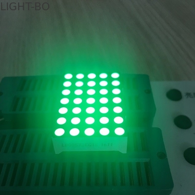Reme la exhibición de matriz de punto del LED del ánodo 5 x 7 de la columna del cátodo 3m m para los tableros de mensajes
