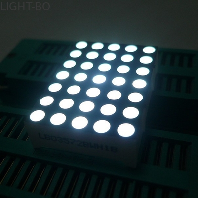 Ánodo de la fila de la pantalla LED de la matriz de punto del alto brillo 5x7 para el indicador de posición de elevador