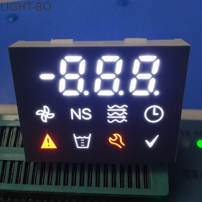 Pantalla LED de encargo multicolora aumentada del fondo para el refrigerador 0,4 pulgadas