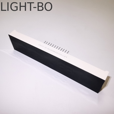 8 dígitos 17 mm 360 ° 100000 horas Display LED personalizado con larga vida útil en cara negra