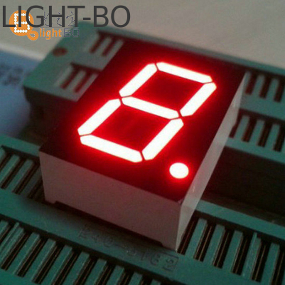 Un buen precio. Display LED de un solo dígito de 7 segmentos de 0,8 pulgadas de color rojo catódico en línea