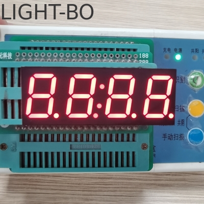 Display LED de cuatro dígitos y siete segmentos para cocinas de inducción