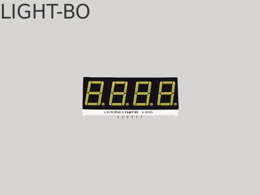 Ultra Blanco 4 dígitos 7 segmentos LED Display Reloj Display Anodo Cátodo para el indicador de temporizador digital