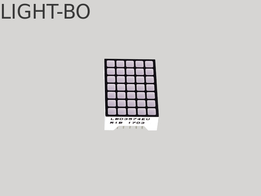 Un buen precio. 5*7 Display LED de matriz de puntos Cuadrado Display LED de matriz de puntos en línea
