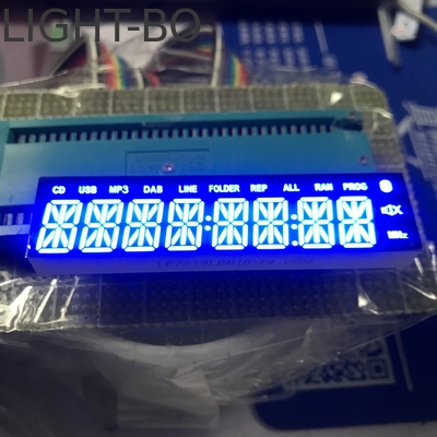 Display LED de 8 dígitos y 14 segmentos