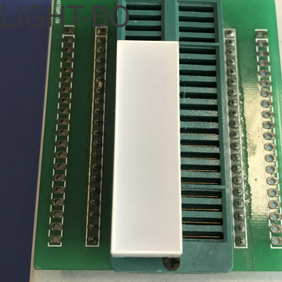 Display LED de 12*40 mm de color blanco ultrabrillante con barra de luz de anodo y segmento de anodo