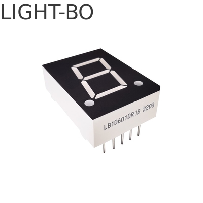 Display LED numérico igual que la emisión de color de alto rango de temperatura adecuado para el exterior