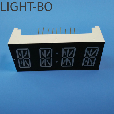 A través del agujero de montaje de 14 segmentos de pantalla LED con dimensión de pantalla personalizada