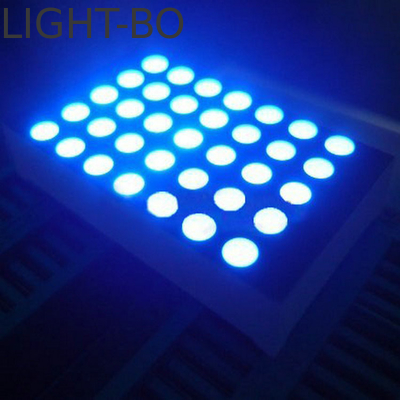 5x7 Pantalla LED de matriz de puntos Corriente hacia adelante 12-15mA/LED 5V Fuente de alimentación para luces de advertencia de emergencia de vehículos