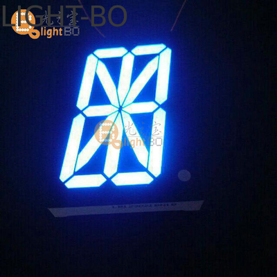 Display LED rojo de 16 segmentos para pantallas electrónicas digitales con bajo consumo de energía