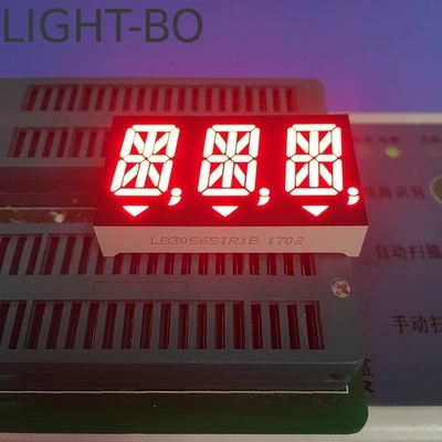 El segmento de 0,56 pulgadas 14 llevó verde claro estupendo del ánodo común de la exhibición para el tablero de instrumentos