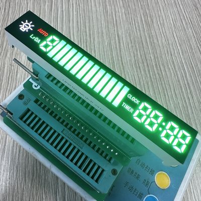 Modulo de visualización LED de 7 segmentos de color verde/blanco/rojo puro cátodo común para capucha de cocina