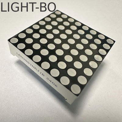 Bicolor rojo/verde 3mm 8*8 DOT Matrix Stabler Performance Display LED de ánodo común para señales en movimiento