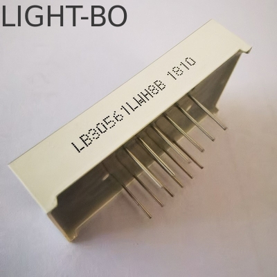 Un buen precio. Superficie gris blanco ultra brillante 7 segmento 3 dígitos 14.2 mm Pantalla LED de cátodo común para controlador de temperatura en línea