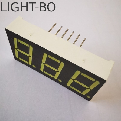 Un buen precio. Anodo común Superficie gris de color blanco ultra brillante 7 segmentos 3 dígitos 14.2 mm pantalla LED para controlador de temperatura en línea