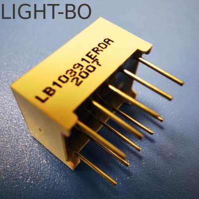 Un buen precio. Display LED rojo súper brillante de un solo dígito 0,39 pulgadas 7 segmentos de cátodo común para el panel de instrumentos en línea