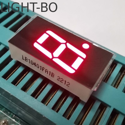Un buen precio. Display LED de 7 segmentos de un solo dígito de color rojo ultra brillante con cátodo común en línea