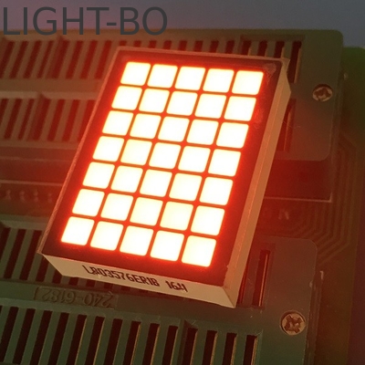 Super brillante rojo cuadrado DOT matriz 5 * 7 LED para el indicador de número de piso del ascensor