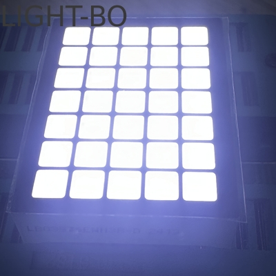 Display LED de matriz DOT cuadrada súper blanca 5 * 7 para el indicador de número de piso del ascensor