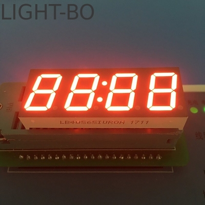 Display de reloj LED de 4 dígitos 7 segmentos Anodo común para equipos de atletismo
