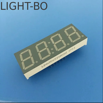 Pantalla LED roja de 4 dígitos y 7 segmentos de cátodo común para equipos de atletismo