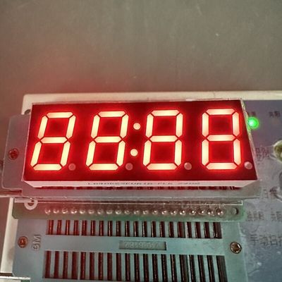 Amarillo Verde 4 dígitos 14.2mm 7 segmentos de pantalla LED Anodo común para el control de temperatura