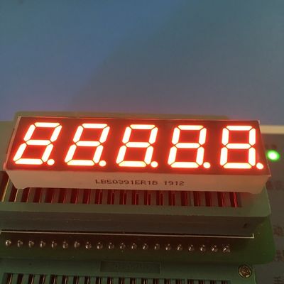 Un buen precio. Display LED de 7 segmentos rojo súper brillante de 0,39 pulgadas 5 dígitos Anodo común para convertidor de frecuencia digital en línea