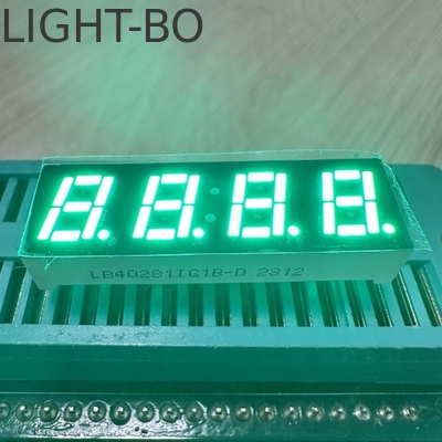 Display verde de 4 dígitos de 7 mm LED con 7 segmentos de ánodo común para el controlador de temperatura