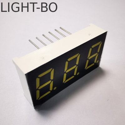 Un buen precio. Triple dígito 0,4 pulgadas 7 segmentos LED pantalla anodo común en línea