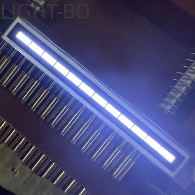 Display LED de 12 segmentos de color blanco brillante para niveles