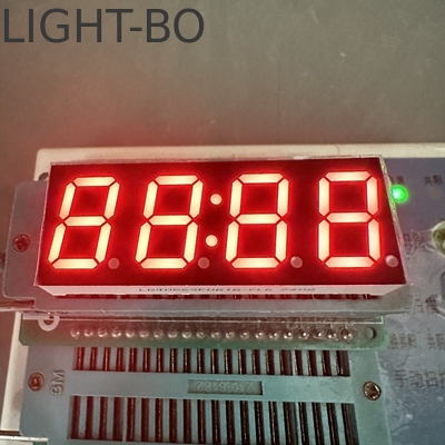 4 dígitos 7 segmento de anodo común LED Ultra Red para la olla de inducción