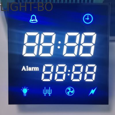Display LED de 7 segmentos Ultra Blanco / Azul Custom Cátodo común para temporizador de horno digital
