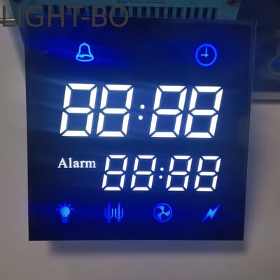 Display LED de 7 segmentos Anodo común para temporizador de horno digital Ultra blanco / azul