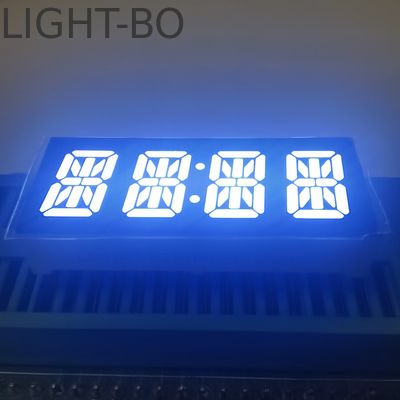 4 dígitos 0,39 pulgadas Cátodo común 14 segmentos Ultra Brillante Blanco LED Reloj