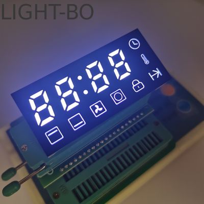 Display LED de horno de siete segmentos con cátodo común ultrabrillante para el control del horno