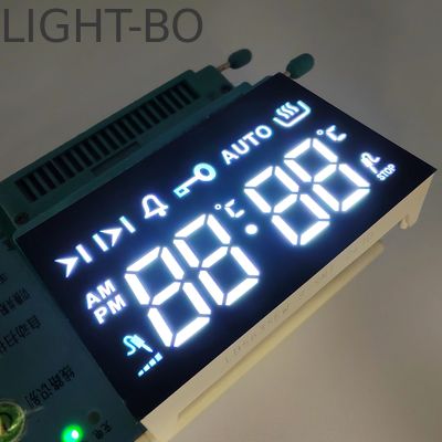 Display LED de 7 segmentos de 4 dígitos de color blanco ultra brillante Cátodo común para temporizador de horno