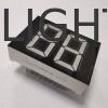 Display LED Anodo común Ultra brillante Rojo 20 mm Blanco 2 dígitos 7 segmento