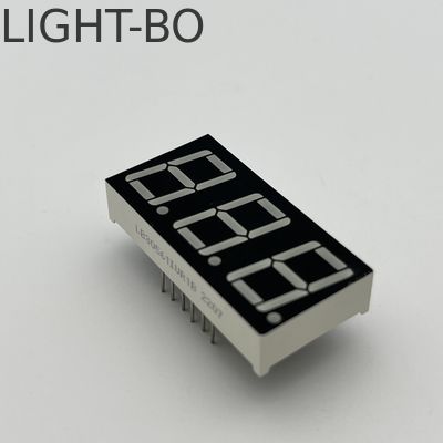 Un buen precio. Display LED de superficie de color rojo muy brillante de cátodo común 7 segmentos de 3 dígitos 14.2 mm para controlador de temperatura en línea