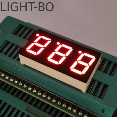 Un buen precio. LED de 7 segmentos y 3 dígitos de 0.4 pulgadas, rojo ultrabrillante para indicador de temperatura en línea
