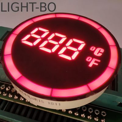 Un buen precio. Controlador de pantalla LED de 7 segmentos de cátodo común redondo para temperatura en línea
