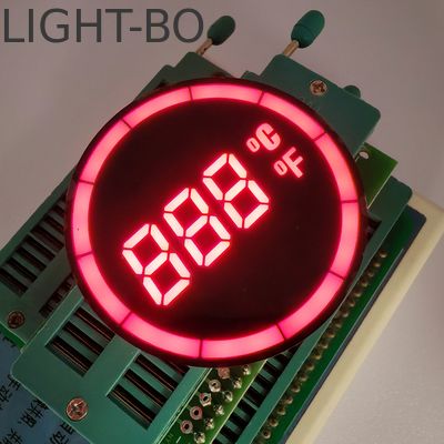 Un buen precio. Control de temperatura LED redondo de anodo común de 7 segmentos en línea