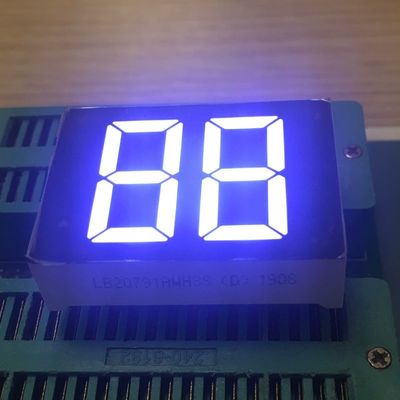 Display LED de 20 mm de color blanco de 2 dígitos y 7 segmentos para calentadores de agua digitales