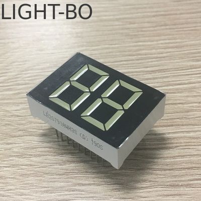Un buen precio. Display LED de 20 mm de color blanco de 2 dígitos y 7 segmentos para calentadores de agua digitales en línea
